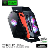 ราคา เคส EGA TYPE C4 GAMING PC CASE Size M มีให้เลือก 5 สี Free พัดลม TYPE 2 3 ตัว ใช้งานง่าย ของแท้ประกันศูนย์ 1 ปี (6612316289)