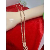 ราคา สร้อยคอนาค สร้อยคอโรสโกลด์ ลายกระดูกงูหนัก1 2บาท ยาว23นิ้วสวมคอได้ (18883658945)