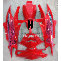 ราคา ชุดสี เฟรม yamaha mio 1 ตา มีโอ 1 ตา รุ่นไฟตาเดียว ครบคัน จำนวน 5 ชิ้น รถปี 2008 พร้อมส่ง ติดสติกเกอร์ (17387703306)