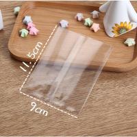 ราคา ถุงซีลแบบใส ถุงใส่ขนมแบบใสถุงซีลใส่คุกกี้แบบใสถุงใสถุงใส่อาหาร1แพคมี95 100ใบถุงขนมแบบใส (17125356745)