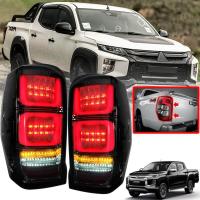 ราคา ไฟท้าย LED รุ่น มิตซูบิชิ ไทรทัน Mitsubishi Triton L200 ปี 2019 2021 สี ดำใส Dark Smoke 1 คู่ ซ้าย ขวา รวมชุดหลอดไฟ และสายไฟ (7617729922)
