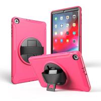 ราคา Zeallion เคสกันกระแทก PC Casing Tablet TPUสำหรับ Apple iPad Mini 1 2 3 Air 4 5 6 Pro 9 7 2017 2019 10 5 10 2 10 10 9 11 12 9 2018 2020 2021 2022 ฝาเด็กปลอดภัยพร้อมขาตั้งสายคล้องมือ (20883907952)