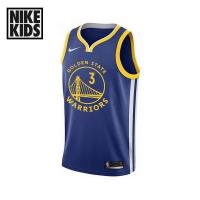 ราคา New Original Nba Golden State Warriors 3 Poole Jersey for Kids Heat pressed Blue (19779679124)