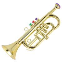 ราคา Trumpet 3 Tones 3 Colored Keys Simulation Play Mini Musical Wind Instruments for Children Birthday Party Toy (17900719818)