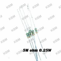 ราคา Resistor ตัวต้านทาน 5M ohm 0 25W 0 5W 1W 5 6M ohm 0 25W 0 5W 1W (17344499115)