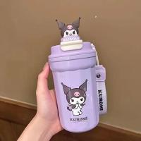 ราคา Kawaii ขวดน้ำ แก้วเยติลายการ์ตูน sanrio กระบอกน้ำเด็ก Kuromi กระติกน้ำการ์ตูน ลายซานริโอ้ ขวดน้ำเก็บความเย็น (20676567013)