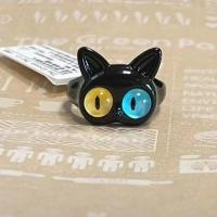 ราคา 1ชิ้นการ์ตูนแมวตาแหวนผู้หญิงสัตว์สีดำตลกมอนสเตอร์เปิดแหวนลูกปัดออกแบบเครื่องเพชรเครื่องประดับของขวัญ (18850751111)