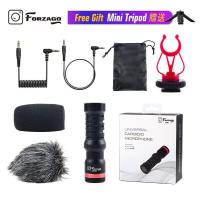 ราคา Forzago MM1 Cardioid Video Microphone Mic 3 5mm for Canon Nikon BMPCC DSLR Camera Smartphone Mic PK BOYA BY MM1 RODE Mic (16486899621)