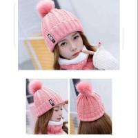 ราคา พร้อมส่ง เซตหมวก ผ้าพันคอ ไหมพรมบุขนนุ่มและอุ่นมาก (20329172838)