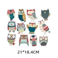 ราคา ตัวรีด สติ๊กเกอร์รีดติดผ้า นกฮูก (8705443533)