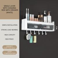 ราคา Bathroom Shelves Kitchen Wall Mounts Rack Storage Organizer Waterproof Multi Layer Combination Holder Decoration Finishing Frame (14060491195)