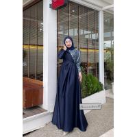 ราคา ชุดเดรสยาว รุ่นไดอาน่าแต่งกริตเตอร์ เดรสออกงาน เดรสมุสลิม ชุดนิกะห์ เดรสเพื่อนเจ้าสาว ชุดใส่รายอ (20423704707)