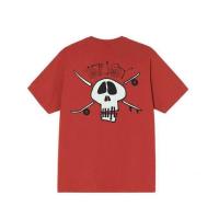 ราคา Stussy Stussy Stussy Surf Skate Skull Tee Surf Skateboard Skull Print Round Neck Men Women Same Style Short Sleeve T Shirt (19789242434)