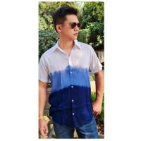 ราคา ชุดครอบครัวตรีมมัดย้อมครามแท้ผ้าดีสีสวยไม่ร้อน (19360192939)