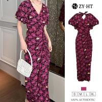 ราคา ZY HT EraVogue เดรสผู้หญิง เดรสสีม่วง ชุดไปทะเล เดรสยาว เดรสลายดอก เดรสผ้าซาติน เดรสออกงาน เดรสเซ็กซี่ เดรสเกาหลี ชุดออกงาน พร้อมส่ง 5760 (14566548446)