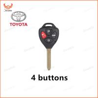 ราคา 2 3 4ปุ่มที่เก็บกุญแจรถรีโมทฝาครอบ FOB สำหรับ Toyota RAV4 Auris Prado Tarago คัมรีโคโคลลา REIZ Crown Avalon Venza (19459621781)