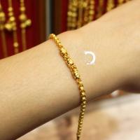 ราคา ข้อมือ 1 สลึง รวมลายแฟชั่น ทองแท้ 96 5 ทองแท้ มีใบรับประกัน เลือกลายและความยาวได้ (20036017988)