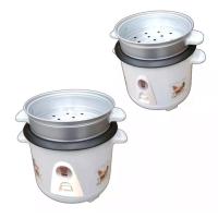 ราคา SKG หม้อหุงข้าว มีซึ้งนึ่ง 1 ลิตร หม้อในเคลือบเทฟล่อน รุ่น SK 122 Rice Cooker รับประกัน1 ปี (19123693721)