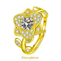 ราคา Kemstone แผ่นทองหรูหราชุบเงินเงาลูกบาศก์เพทายแหวนหมั้น แต่งงานเพชรดอกกุหลาบสำหรับผู้หญิงของขวัญหมั้นเครื่องประดับงานแต่งงาน (20194403161)