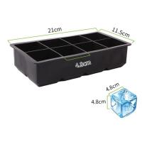 ราคา Large Ice Cube Mould Big Square Ice Tray Silicone Ice Maker Mold Whiskey Hockey Cocktail Diy Bar Pub Wine Ice Blocks Maker Model (20566716679)
