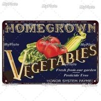 ราคา 2023 Fashion Vintage Garden Retro Poster Plant Flowers Metal Sign Tin Plate Sign Wall Art Decor Home Plaque Wall Decor Metal Painting (19900077369)