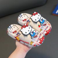 ราคา Sanrio Hellokitty Kuromi Mymelody Slippers for Childrens Household Indoor Bathroom Anti Slip Soft Sole Sandals for External Wear (18961259939)