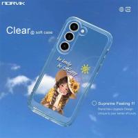 ราคา NORVIK ใหม่เคสโทรศัพท์ปลอกสำหรับ Samsung Galaxy S23ใสS23 Plus 5G เคสโปร่งใสกันกระแทก HD ลายการ์ตูนน่ารักรูปเด็กสาวแสงแดดลายเลนส์ N3 D2ฝาครอบหลัง (20977919732)