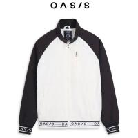 ราคา OASIS เสื้อกันหนาว เสื้อแขนยาว เสื้อแจ็คเก็ต ผ้าโพลีเอสเตอร์ รุ่น MJK 4434 สีดำ กรมท่า ขาว (20922809627)