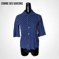 ราคา Comme Des Garcons เสื้อเชิ้ตกระดุมหน้าลายจุด (21055459128)