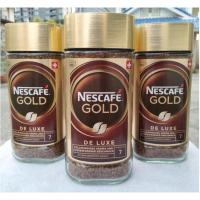 ราคา เนสกาแฟ โกลด์ เดอ ลุกซ์คอฟฟี่ กาแฟสำเร็จรูปชนิดฟรีซดราย 200 กรัม (Nescafe Gold De Luxe Freeze Dried Coffee 200g)
