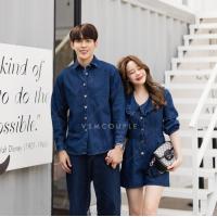 ราคา Set ยีนส์คู่สุดน่ารัก ชุดคู่ เสื้อคู่ ชุดคู่ออกงาน ชุดคู่ไปงาน ชุดยีนส์ ชุดคู่รัก VSM 4726 (17580097723)