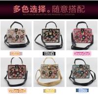 ราคา Womens Fashion Velvet Handbag Shoulder Messenger Bag Hand Dress Dinner Diamond Handbag Ladies Bag (13557318897)