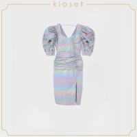 ราคา Kloset Alien Flower Side Slit Midi Dress AW20 D008 เสื้อผ้าแฟชั่น เสื้อผ้าผู้หญิง เดรสแฟชั่น เดรสผ้าปัก เดรสผ้าเงา (12866116681)
