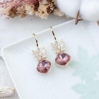 ราคา ต่างหูเกี่ยวทรงเหลี่ยมเพชรม่วง สวยหวาน น่ารัก ใส่ออกงาน ใส่ทำงาน ต่างหูแฟชั่นดาราใส่ (1855294543)