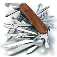 ราคา Victorinox Swiss Army SwissChamp WOODEN XLT XAVT 15in1 Multi Tool Swiss Champ Pocket 91 mm 1 6791 60 (19528844816)