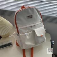 ราคา กระเป๋าเป้สะพายหลังคอมพิวเตอร์ กระเป๋าเป้สะพายหลังสาววาฟเฟิลดั้งเดิมกระเป๋าคอมพิวเตอร์นักเรียนมัธยมปลายกระเป๋านักเรียน Mori กระเป๋าเป้เดินทางแคมปัส (17318896968)