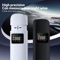ราคา เครื่องทดสอบแอลกอฮอล์ในการตรวจจับที่แม่นยำเครื่องทดสอบ Breathalyzer พร้อมจอแสดงผล LED ดิจิตอลสำหรับการใช้งานส่วนบุคคลหรือมืออาชีพ สีขาว (16626898849)