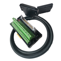 ราคา PLC เทอร์มินัลสถานีเชื่อมต่อเหมาะสำหรับ Mitsubishi Q Series PLC การเขียนโปรแกรมโมดูล I o พร้อมสายเคเบิล1เมตร (14033201338)