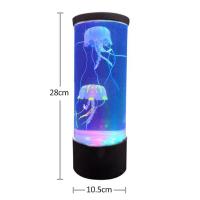 ราคา LED Fantasy Jellyfish Lamp USB Battery Powered Colorful Changing Jellyfish Tank Aquarium Lamp Relaxing Mood Night Light (11736504163)