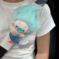 ราคา ที่คลุมไหล่เข็มขัดนิรภัยรถตุ๊กตานางเงือกความงามของแท้ของตกแต่งตุ๊กตาผ้ากำมะหยี่รถของขวัญใหม่ (20767176916)