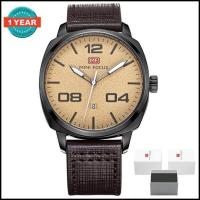 ราคา Mini Focus นาฬิกาข้อมือสายหนังเท่ห์ แบรนด์หรู แสดงวันที่ รุ่น MF0013 พร้อมกล่องนาฬิกา Mini Focus Original (110691058)