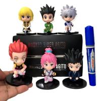 ราคา โมเดล Hunter x Hunter ฮันเตอร์ x ฮันเตอร์ เซ็ท6ตัว ท่านั่ง ขนาด8cm (14589234980)