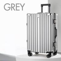 ราคา กระเป๋าเดินทางล้อลาก โครงอะลูมิเนียม Premium Frame Aluminium เฟรมสีดำ วัสดุPC กระเป๋าเดินทาง ระบบล็อคมาตราฐาน มีที่ห้อยสัมภาระด้านหน้า M202 (19672694934)