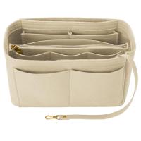 ราคา Smartconn สำหรับกระเป๋าถือแทรกกระเป๋าแบ่งช่องกระเป๋าแบ่งกระเป๋าสักหลาดเฟ็ลทสำหรับสิริกระเป๋าจัดระเบียบกระเป๋าเข้ากันได้กับ LV Coach MK Kate Spade Goyard Longchamp (20136646805)