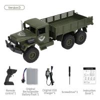 ราคา ใหม่รถบรรทุกทหาร RC 15กม ชม 1 16 6WD USB ชาร์จได้2 4GHz Mobil Remote Control ขนส่งไฟฟ้า RC จำลอง Sade 6 Aixs ล้อรถบรรทุกออฟโรดการขนส่งดินของเล่นพกพาสำหรับเด็กของขวัญ (18037464053)
