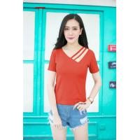 ราคา เสื้อยืดคอวีอก32นิ้ว ยืดได้ถึง38นิ้ว ชายกล้าง34นิ้ว ยืดได้ถึง38นิ้ว ความยาวจากไหล่ถึงชาย20นิ้วT10 (1035554118)