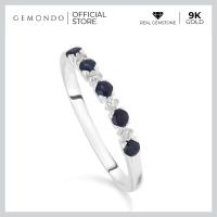 ราคา Gemondo แหวนทองคำแท้ 9K ตัวเรือนประดับไพลิน Blue Sapphire สลับเพชร Diamond 0 318 กะรัต แหวนทองคำ แหวนทองคำแท้ แหวนพลอย แหวนทองแฟชั่น (939252999)