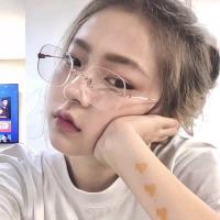 ราคา LIMRJ Jennie แว่นตาเกาหลี แว่นตาแฟชั่น แว่นสายตาทรงเหลี่ยมไม่มีขอบ ขายแว่นตา แว่นตาสไตล์เกาหลี แว่นแฟชั่น (19625526378)