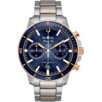 ราคา Bulova Mens Watch Two Tone Rose Blue (19293618470)