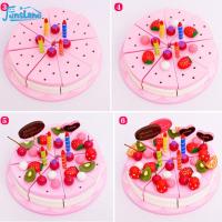 ราคา FunsLane ไม้สองชั้นเค้กผลไม้เทียนตัดติดเองเด็กเล่นบ้านของขวัญของเล่น DIY (13820663130)